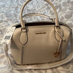 Michael Kors leather satchel-NWT